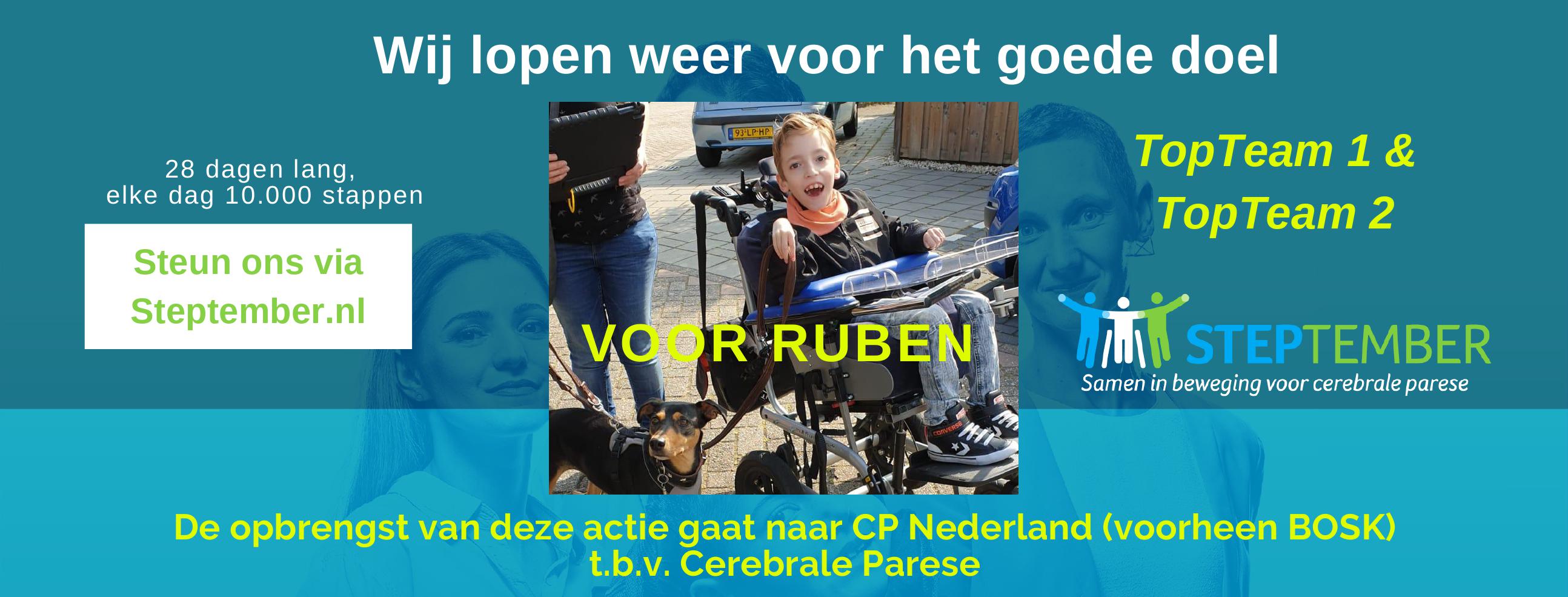 Banner Steptember 2020 Wij lopen voor CP Nederland Brigitte van Uden